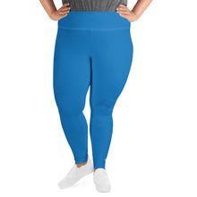 Flawless Fitness: Women's Plus Size Workout Leggings - Azul Exclusive Leggings Plus Size Solid Color Tights Womens