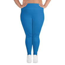 Flawless Fitness: Women's Plus Size Workout Leggings - Azul Exclusive Leggings Plus Size Solid Color Tights Womens
