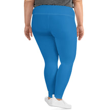 Flawless Fitness: Women's Plus Size Workout Leggings - Azul Exclusive Leggings Plus Size Solid Color Tights Womens