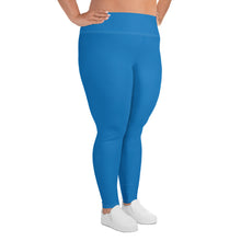 Flawless Fitness: Women's Plus Size Workout Leggings - Azul Exclusive Leggings Plus Size Solid Color Tights Womens