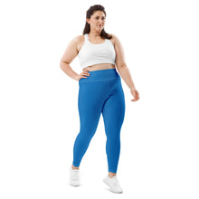 Flawless Fitness: Women's Plus Size Workout Leggings - Azul Exclusive Leggings Plus Size Solid Color Tights Womens