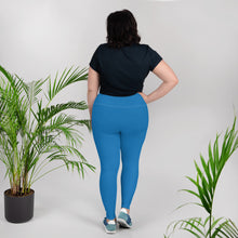 Flawless Fitness: Women's Plus Size Workout Leggings - Azul Exclusive Leggings Plus Size Solid Color Tights Womens