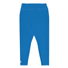 Flawless Fitness: Women's Plus Size Workout Leggings - Azul Exclusive Leggings Plus Size Solid Color Tights Womens