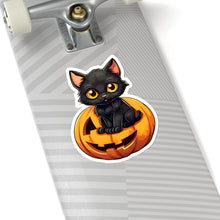 Get Creepy with Black Cat and Pumpkin Stickers for Halloween Black Cat Cat Cat Pumpkin Cats Fall Bestsellers Halloween Halloween Sticker Halloween Stickers Home & Living Kiss cut Magnets & Stickers Stickers