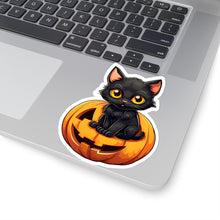 Get Creepy with Black Cat and Pumpkin Stickers for Halloween Black Cat Cat Cat Pumpkin Cats Fall Bestsellers Halloween Halloween Sticker Halloween Stickers Home & Living Kiss cut Magnets & Stickers Stickers