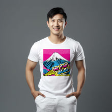 Get Noticed with Mt Fuji Pop Art Men's T-Shirts - Stand Out in Style 002 Athleisure Cotton Crew neck Exclusive Fujisan Mens Mt Fuji Regular fit Run Runner Running T-shirts Tees Train Runner