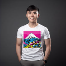 Get Noticed with Mt Fuji Pop Art Men's T-Shirts - Stand Out in Style 002 Athleisure Cotton Crew neck Exclusive Fujisan Mens Mt Fuji Regular fit Run Runner Running T-shirts Tees Train Runner