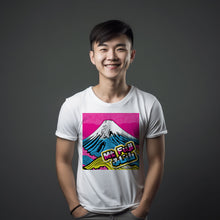 Get Noticed with Mt Fuji Pop Art Men's T-Shirts - Stand Out in Style 002 Athleisure Cotton Crew neck Exclusive Fujisan Mens Mt Fuji Regular fit Run Runner Running T-shirts Tees Train Runner
