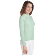 Girls Long Sleeve Rash Guard – Youth Sportswear in Classic Solids – Surf Crest Alt