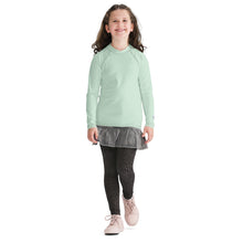 Girls Long Sleeve Rash Guard – Youth Sportswear in Classic Solids – Surf Crest Alt