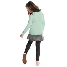 Girls Long Sleeve Rash Guard – Youth Sportswear in Classic Solids – Surf Crest Alt