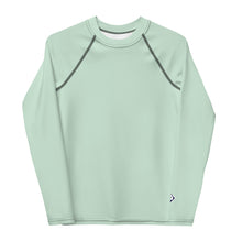Girls Long Sleeve Rash Guard – Youth Sportswear in Classic Solids – Surf Crest Alt