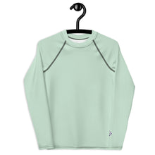 Girls Long Sleeve Rash Guard – Youth Sportswear in Classic Solids – Surf Crest Alt