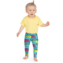 Elevate Your Girl's Active Style with Pop Art Inspired Yoga Pants 002 Dahlia Exclusive Girls Leggings