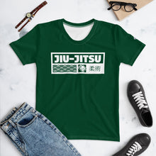High-Performance Women's Jiu-Jitsu Rash Guard - Short Sleeve Comfort - Sherwood Forest