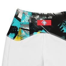 Island Strides: Women's Mile After Mile Tropical Thunder Running Leggings Exclusive Leggings Pockets Running Tights Womens