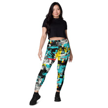 Island Strides: Women's Mile After Mile Tropical Thunder Running Leggings Exclusive Leggings Pockets Running Tights Womens