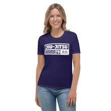 Jiu-Jitsu Women's Rash Guard - Short Sleeve Design for Comfort and Performance - Midnight Blue