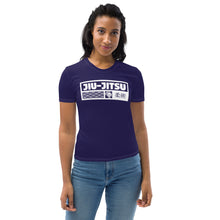 Jiu-Jitsu Women's Rash Guard - Short Sleeve Design for Comfort and Performance - Midnight Blue