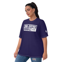 Jiu-Jitsu Women's Rash Guard - Short Sleeve Design for Comfort and Performance - Midnight Blue