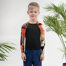 Kid's Boys Deer Forest BJJ Rash Guard: Unleash the Spirit of the Wild Boys Deer Forest Exclusive Kids Long Sleeve Rash Guard