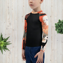 Kid's Boys Deer Forest BJJ Rash Guard: Unleash the Spirit of the Wild Boys Deer Forest Exclusive Kids Long Sleeve Rash Guard