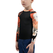 Kid's Boys Deer Forest BJJ Rash Guard: Unleash the Spirit of the Wild Boys Deer Forest Exclusive Kids Long Sleeve Rash Guard