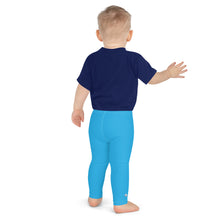 Kid's Boys Jiu-Jitsu Athletic Leggings 005 - Cyan Boys Exclusive Jiu-Jitsu Kids Leggings