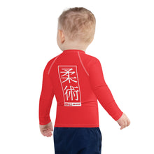Kid's Boys Long Sleeve BJJ Rash Guard Jiu-Jitsu 001 - Scarlet Boys Exclusive Jiu-Jitsu Kids Long Sleeve Rash Guard