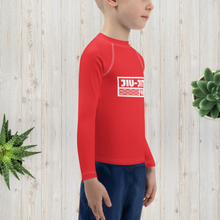 Kid's Boys Long Sleeve BJJ Rash Guard Jiu-Jitsu 001 - Scarlet Boys Exclusive Jiu-Jitsu Kids Long Sleeve Rash Guard