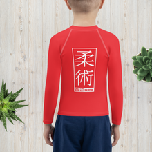 Kid's Boys Long Sleeve BJJ Rash Guard Jiu-Jitsu 001 - Scarlet Boys Exclusive Jiu-Jitsu Kids Long Sleeve Rash Guard