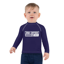 Kid's Boys Long Sleeve BJJ Rash Guard Jiu-Jitsu 002 - Midnight Blue Boys Exclusive Jiu-Jitsu Kids Long Sleeve Rash Guard