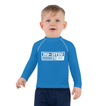 Kid's Boys Long Sleeve BJJ Rash Guard Jiu-Jitsu 004 - Azul Boys Exclusive Jiu-Jitsu Kids Long Sleeve Rash Guard