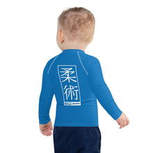 Kid's Boys Long Sleeve BJJ Rash Guard Jiu-Jitsu 004 - Azul Boys Exclusive Jiu-Jitsu Kids Long Sleeve Rash Guard