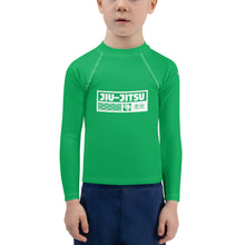 Kid's Boys Long Sleeve BJJ Rash Guard Jiu-Jitsu 009 - Jade Boys Exclusive Jiu-Jitsu Kids Long Sleeve Rash Guard