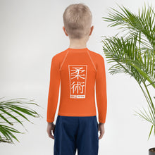 Kid's Boys Long Sleeve BJJ Rash Guard Jiu-Jitsu 012 - Flamingo Boys Exclusive Jiu-Jitsu Kids Long Sleeve Rash Guard