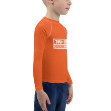 Kid's Boys Long Sleeve BJJ Rash Guard Jiu-Jitsu 012 - Flamingo Boys Exclusive Jiu-Jitsu Kids Long Sleeve Rash Guard