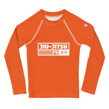Kid's Boys Long Sleeve BJJ Rash Guard Jiu-Jitsu 012 - Flamingo Boys Exclusive Jiu-Jitsu Kids Long Sleeve Rash Guard
