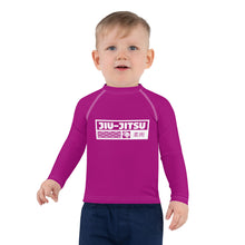 Kid's Boys Long Sleeve BJJ Rash Guard Jiu-Jitsu 014 - Vivid Purple Boys Exclusive Jiu-Jitsu Kids Long Sleeve Rash Guard