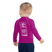 Kid's Boys Long Sleeve BJJ Rash Guard Jiu-Jitsu 014 - Vivid Purple Boys Exclusive Jiu-Jitsu Kids Long Sleeve Rash Guard