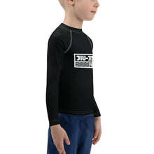 Kid's Boys Long Sleeve BJJ Rash Guard Jiu-Jitsu 015 - Noir Boys Exclusive Jiu-Jitsu Kids Long Sleeve Rash Guard