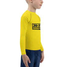 Kid's Boys Long Sleeve BJJ Rash Guard Jiu-Jitsu 017 - Golden Sun Boys Exclusive Jiu-Jitsu Kids Long Sleeve Rash Guard