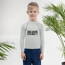Kid's Boys Long Sleeve BJJ Rash Guard Jiu-Jitsu 018 - Smoke Boys Exclusive Jiu-Jitsu Kids Long Sleeve Rash Guard