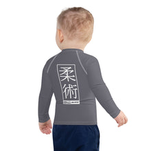 Kid's Boys Long Sleeve BJJ Rash Guard Jiu-Jitsu 019 - Charcoal Boys Exclusive Jiu-Jitsu Kids Long Sleeve Rash Guard