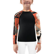 Kid's Girls Deer Forest BJJ Rash Guard: Unleash Nature's Power Deer Forest Exclusive Girls Kids Long Sleeve Rash Guard Swimwear
