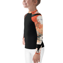 Kid's Girls Deer Forest BJJ Rash Guard: Unleash Nature's Power Deer Forest Exclusive Girls Kids Long Sleeve Rash Guard Swimwear