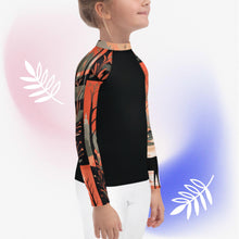 Kid's Girls Deer Forest BJJ Rash Guard: Unleash Nature's Power Deer Forest Exclusive Girls Kids Long Sleeve Rash Guard Swimwear