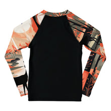 Kid's Girls Deer Forest BJJ Rash Guard: Unleash Nature's Power Deer Forest Exclusive Girls Kids Long Sleeve Rash Guard Swimwear