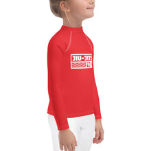 Kid's Girls Long Sleeve BJJ Rash Guard Jiu-Jitsu 001 - Scarlet Exclusive Girls Jiu-Jitsu Kids Long Sleeve Rash Guard