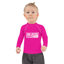 Kid's Girls Long Sleeve BJJ Rash Guard Jiu-Jitsu 003 - Hollywood Cerise Exclusive Girls Jiu-Jitsu Kids Long Sleeve Rash Guard